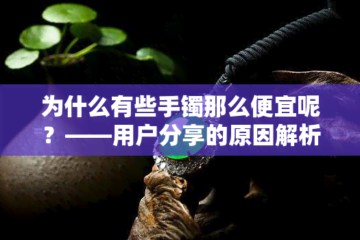 为什么有些手镯那么便宜呢？——用户分享的原因解析