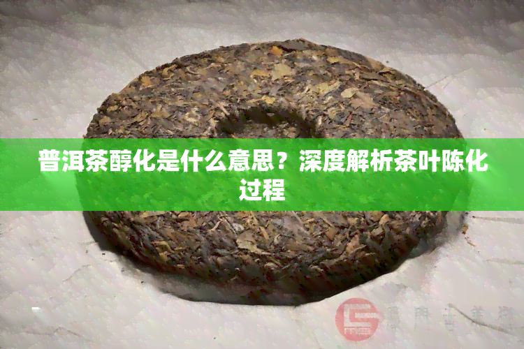 普洱茶醇化是什么意思？深度解析茶叶陈化过程