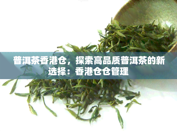 普洱茶仓，探索高品质普洱茶的新选择：仓仓管理