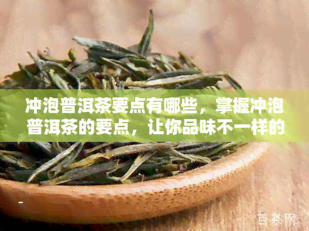 冲泡普洱茶要点有哪些，掌握冲泡普洱茶的要点，让你品味不一样的茶香世界！