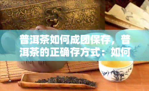 普洱茶如何成团保存，普洱茶的正确存方式：如何成团保存以保持品质