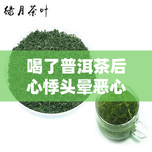 喝了普洱茶后心悸头晕恶心：可能的原因及解决办法