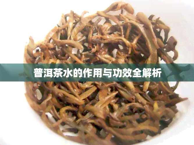 普洱茶水的作用与功效全解析