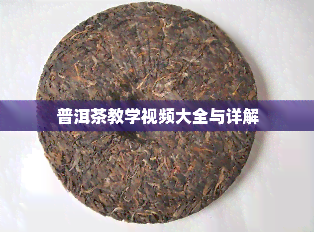 普洱茶教学视频大全与详解