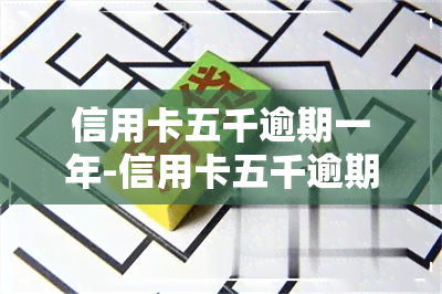 信用卡五千逾期一年-信用卡五千逾期一年需要还多少