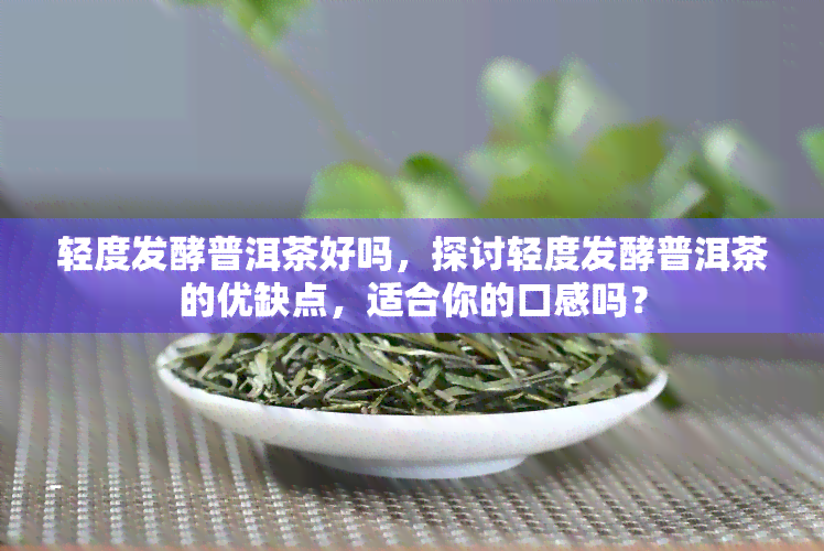 轻度发酵普洱茶好吗，探讨轻度发酵普洱茶的优缺点，适合你的口感吗？