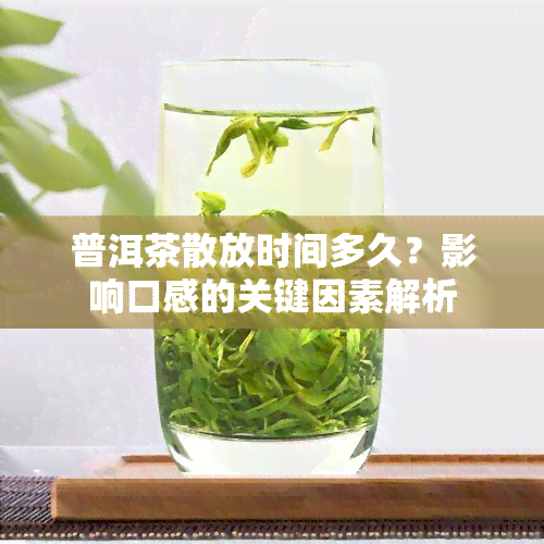 普洱茶散放时间多久？影响口感的关键因素解析