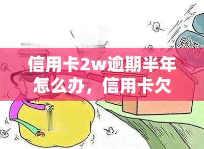 信用卡2w逾期半年怎么办，信用卡欠款2万逾期半年，应该如何处理？