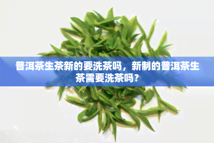 普洱茶生茶新的要洗茶吗，新制的普洱茶生茶需要洗茶吗？