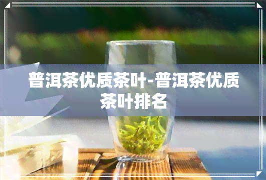 普洱茶优质茶叶-普洱茶优质茶叶排名