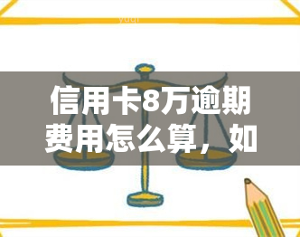 信用卡8万逾期费用怎么算，如何计算信用卡8万元的逾期费用？