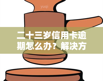 二十三岁信用卡逾期怎么办？解决方案及处理方法