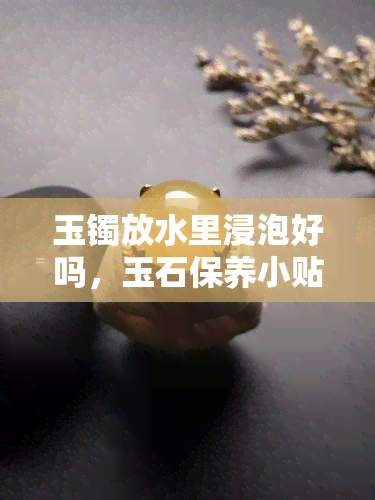 玉镯放水里浸泡好吗，玉石保养小贴士：玉镯放在水中浸泡是否好？