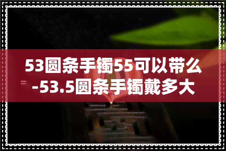 53圆条手镯55可以带么-53.5圆条手镯戴多大