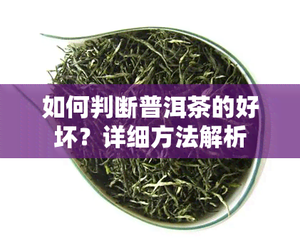 如何判断普洱茶的好坏？详细方法解析