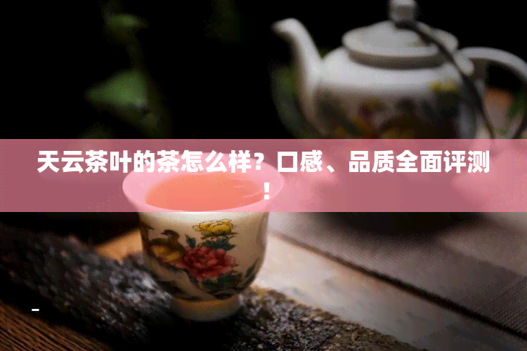 天云茶叶的茶怎么样？口感、品质全面评测！