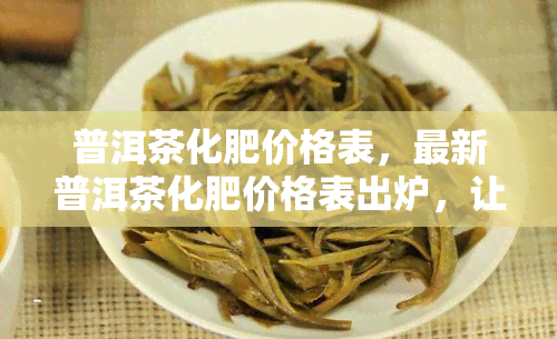 普洱茶化肥价格表，最新普洱茶化肥价格表出炉，让你轻松掌握市场动态！