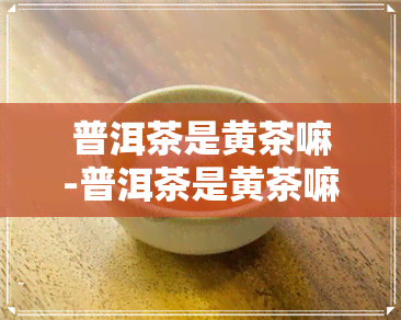 普洱茶是黄茶嘛-普洱茶是黄茶嘛还是绿茶