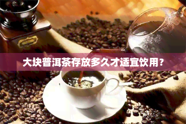 大块普洱茶存放多久才适宜饮用？