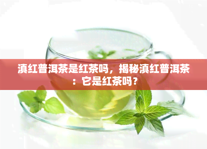 滇红普洱茶是红茶吗，揭秘滇红普洱茶：它是红茶吗？