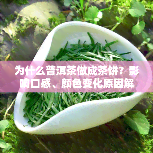 为什么普洱茶做成茶饼？影响口感、颜色变化原因解析