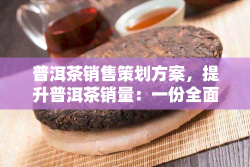 普洱茶销售策划方案，提升普洱茶销量：一份全面的销售策划方案