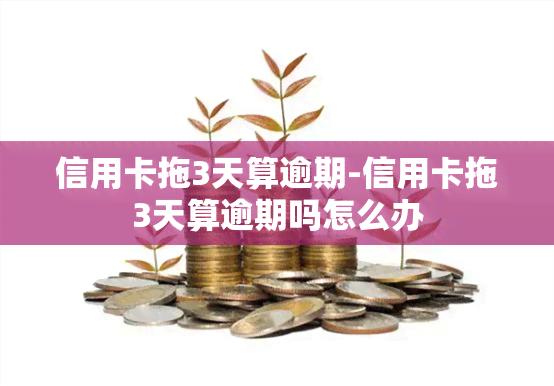 信用卡拖3天算逾期-信用卡拖3天算逾期吗怎么办