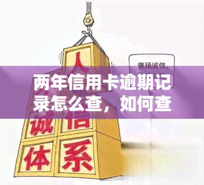 两年信用卡逾期记录怎么查，如何查询两年内的信用卡逾期记录？