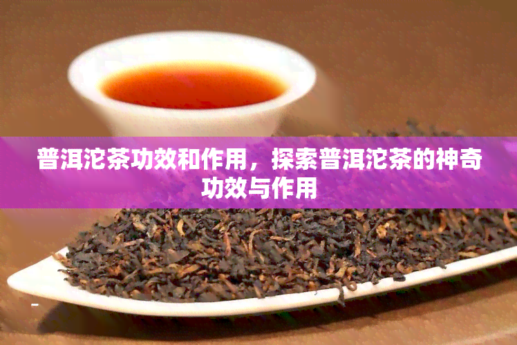 普洱沱茶功效和作用，探索普洱沱茶的神奇功效与作用