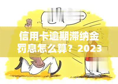 信用卡逾期滞纳金罚息怎么算？2023年是否出台减免政策？