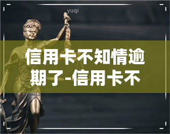 信用卡不知情逾期了-信用卡不知情逾期了怎么办