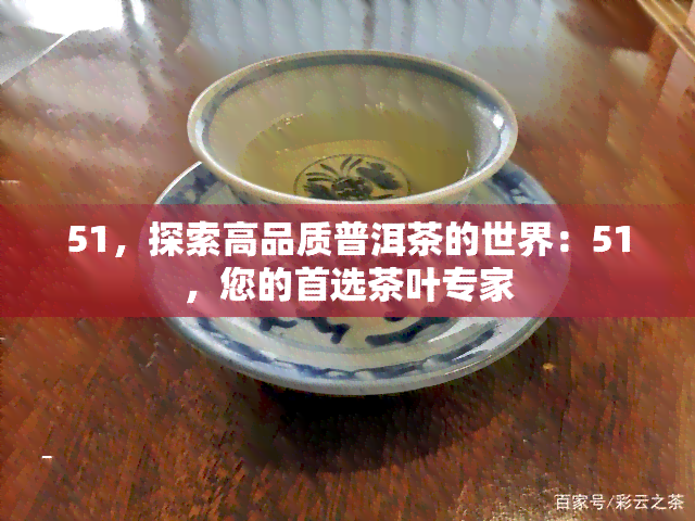 51，探索高品质普洱茶的世界：51，您的首选茶叶专家