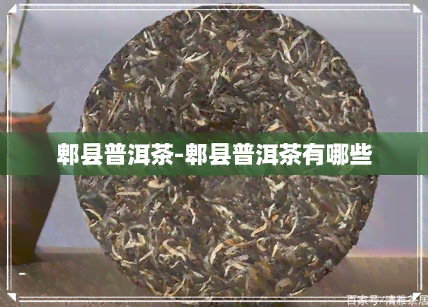 郫县普洱茶-郫县普洱茶有哪些