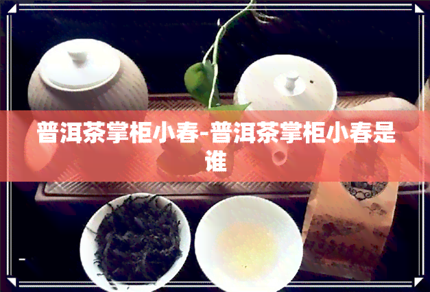 普洱茶掌柜小春-普洱茶掌柜小春是谁