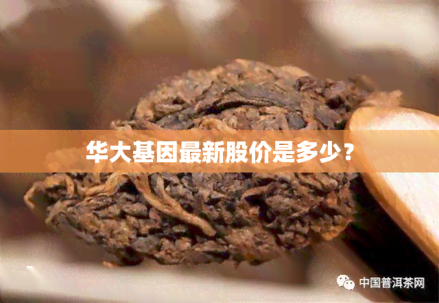 华大基因最新股价是多少？