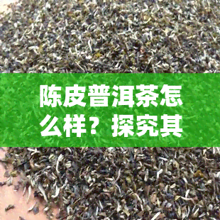 陈皮普洱茶怎么样？探究其功效与品质