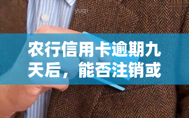 农行信用卡逾期九天后，能否注销或销卡？影响及解决办法