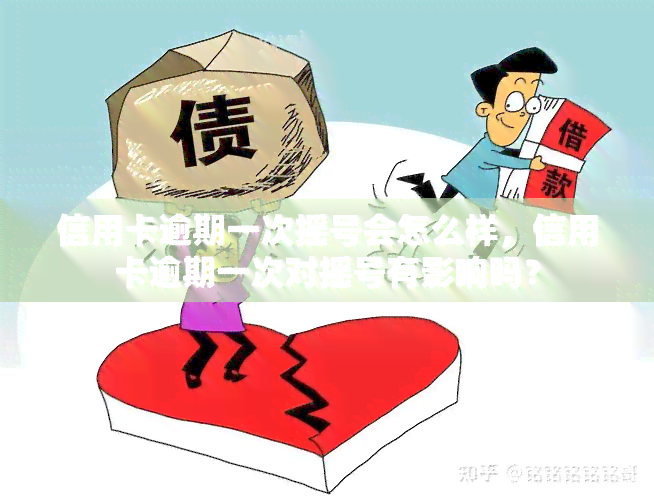 信用卡逾期一次摇号会怎么样，信用卡逾期一次对摇号有影响吗？