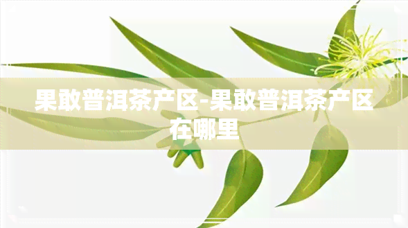 果敢普洱茶产区-果敢普洱茶产区在哪里