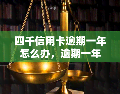 四千信用卡逾期一年怎么办，逾期一年的四千信用卡债务：如何解决？