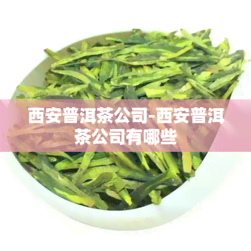 西安普洱茶公司-西安普洱茶公司有哪些