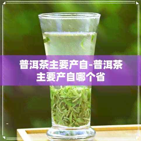 普洱茶主要产自-普洱茶主要产自哪个省