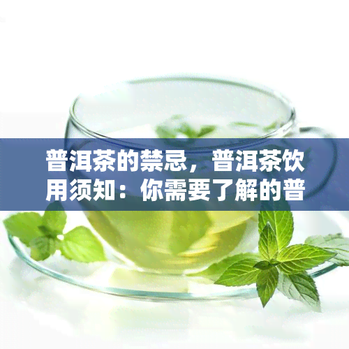 普洱茶的禁忌，普洱茶饮用须知：你需要了解的普洱茶禁忌