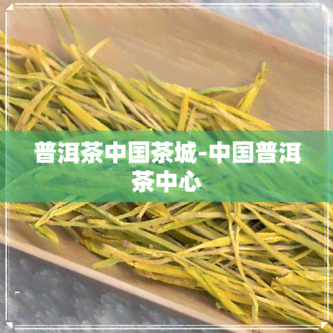 普洱茶中国茶城-中国普洱茶中心