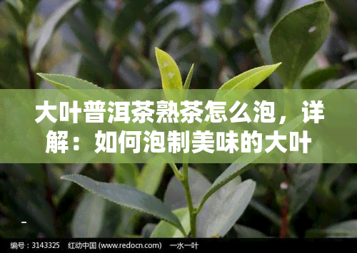 大叶普洱茶熟茶怎么泡，详解：如何泡制美味的大叶普洱茶熟茶？