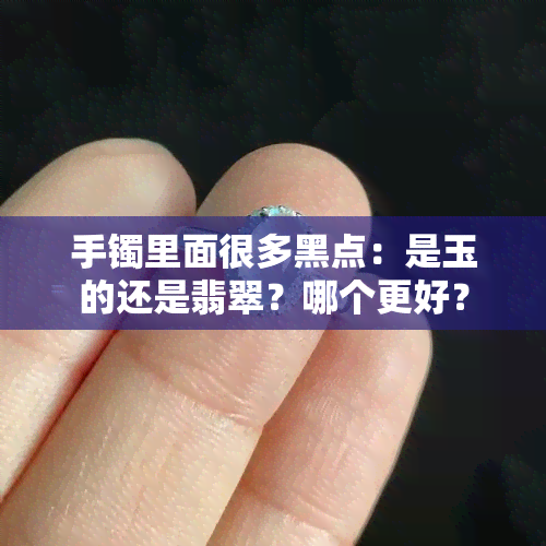 手镯里面很多黑点：是玉的还是翡翠？哪个更好？