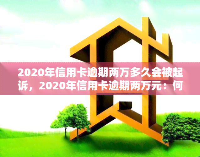 2020年信用卡逾期两万多久会被起诉，2020年信用卡逾期两万元：何时可能面临被起诉的风险？