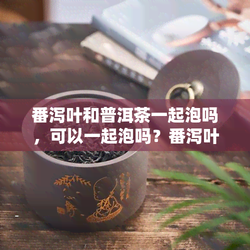 番泻叶和普洱茶一起泡吗，可以一起泡吗？番泻叶与普洱茶的饮用指南