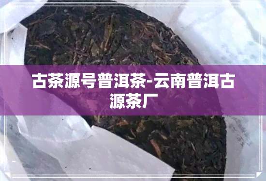 古茶源号普洱茶-云南普洱古源茶厂