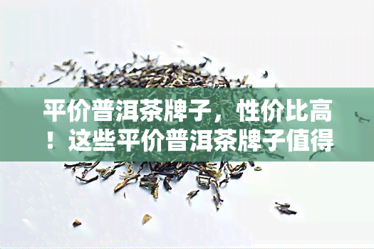 平价普洱茶牌子，性价比高！这些平价普洱茶牌子值得你尝试